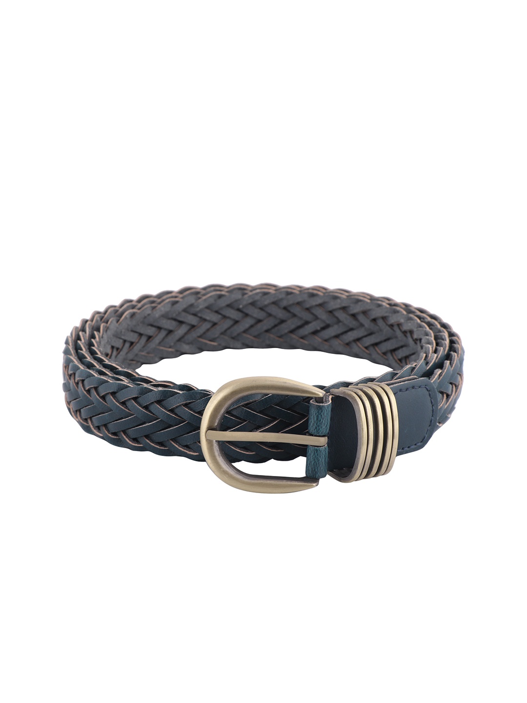 Lino Perros Women Blue Braided PU Belt