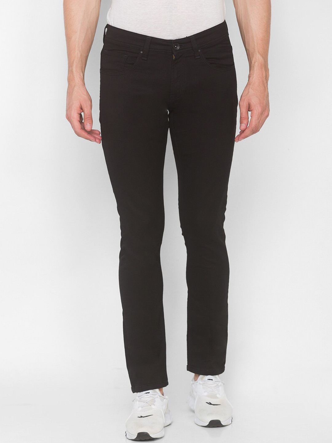 SPYKAR Men Black Skinny Fit Low-Rise Jeans
SPYKAR Men Black Skinny Fit Low-Rise Jeans