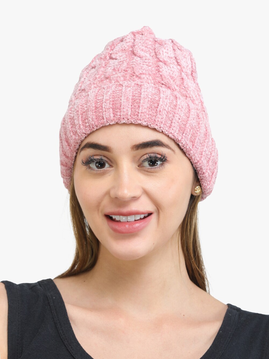 ELLIS Woman Pink Beanie