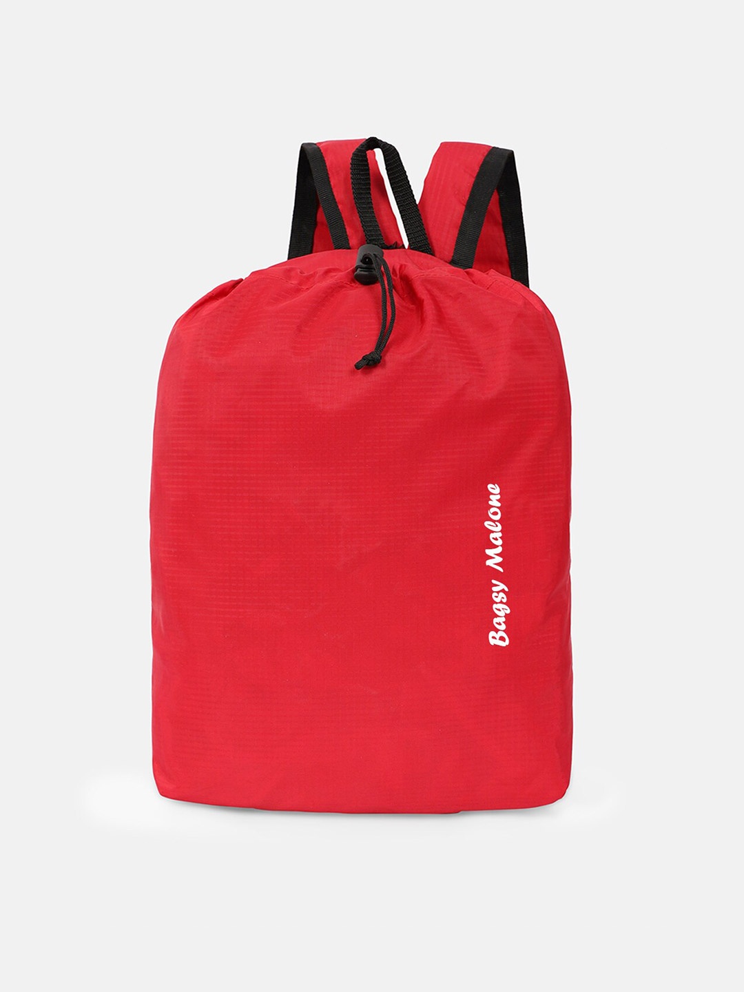Bagsy Malone Unisex Red & Black Brand Logo Backpack