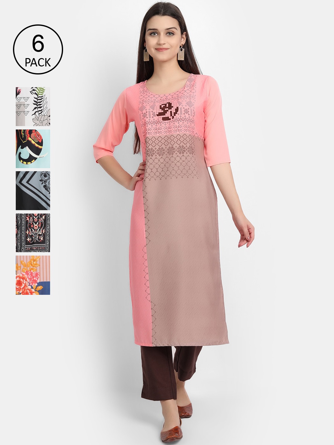 1 Stop Fashion Women Multicoloured Embroidered Flared Sleeves Thread Work Crepe Kurta, Multi
1 Stop Fashion Women Multicoloured Embroidered Flared Sleeves Thread Work Crepe Kurta, Multi