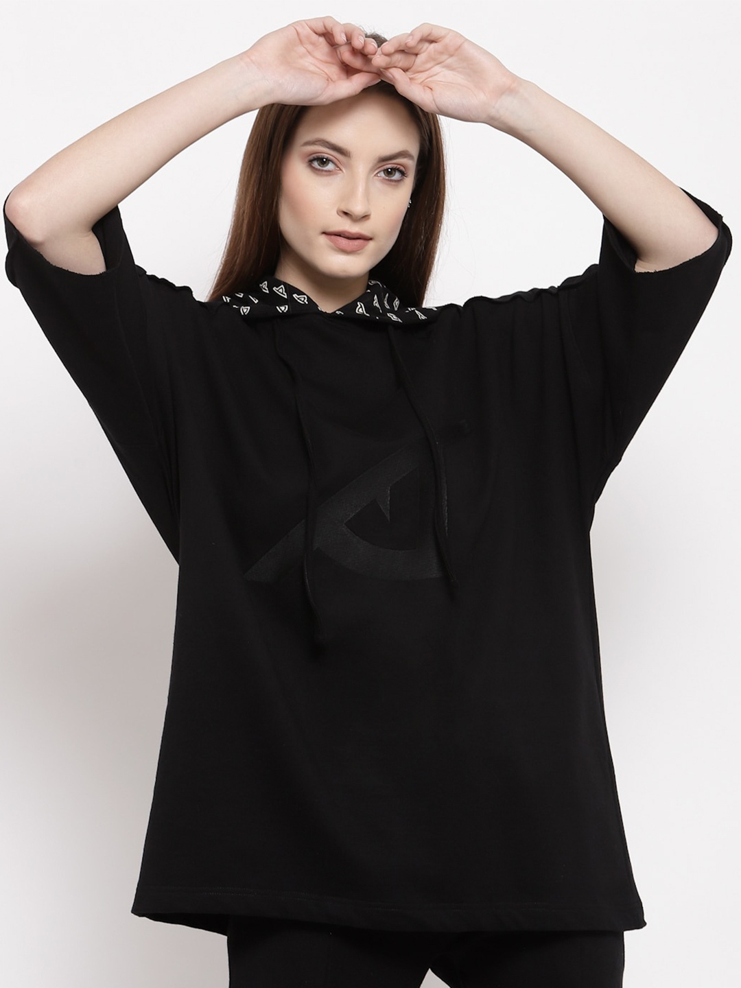 I Am Animal Women Black Organic Cotton Hooded Neck Regular Fit Half Sweatshirt Hoodie
I Am Animal Women Black Organic Cotton Hooded Neck Regular Fit Half Sweatshirt Hoodie