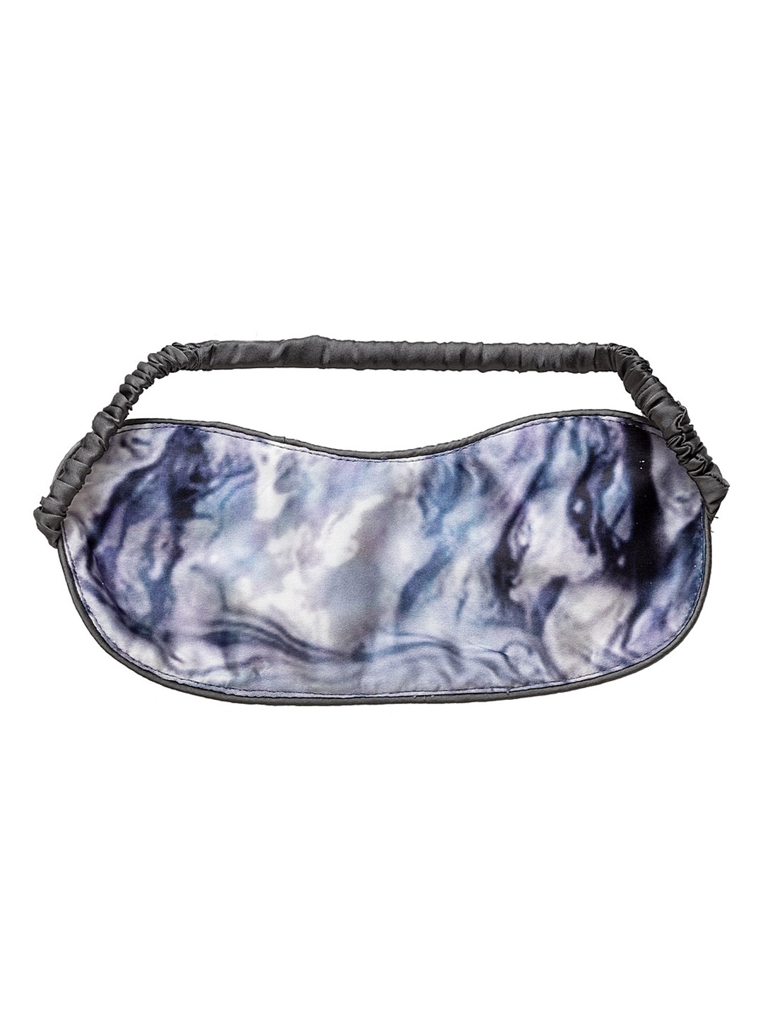 DECOREALM Unisex Blue & Grey Printed Eye Mask