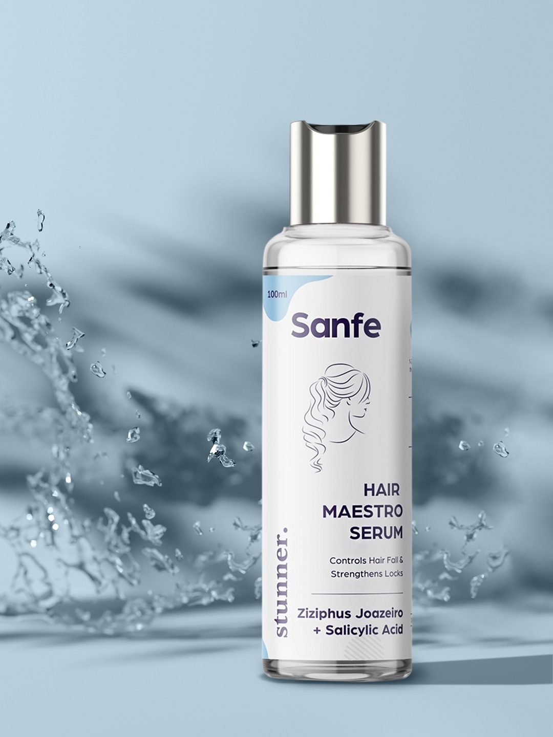 Sanfe Stunner Ziziphus Joazeiro + Salicylic Acid Maestro Anti-dandruff Hair Serum 100 ml, White
Sanfe Stunner Ziziphus Joazeiro + Salicylic Acid Maestro Anti-dandruff Hair Serum 100 ml, White