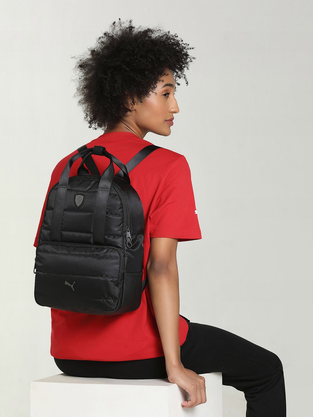 PUMA Motorsport Women Black Ferrari SPTWR Backpack