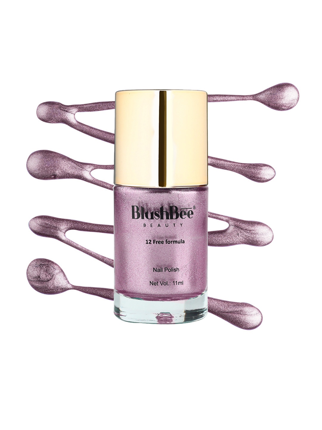 BlushBee Beauty Organic Vegan High Shine Quick-Dry & PETA-Approved Nail Polish - Laya, Purple
BlushBee Beauty Organic Vegan High Shine Quick-Dry & PETA-Approved Nail Polish - Laya, Purple