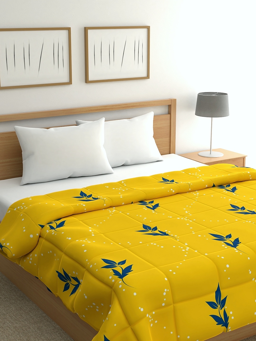 Home Ecstasy Yellow & Blue Floral 100% Cotton AC Room 150 GSM Double Bed Comforter
Home Ecstasy Yellow & Blue Floral 100% Cotton AC Room 150 GSM Double Bed Comforter