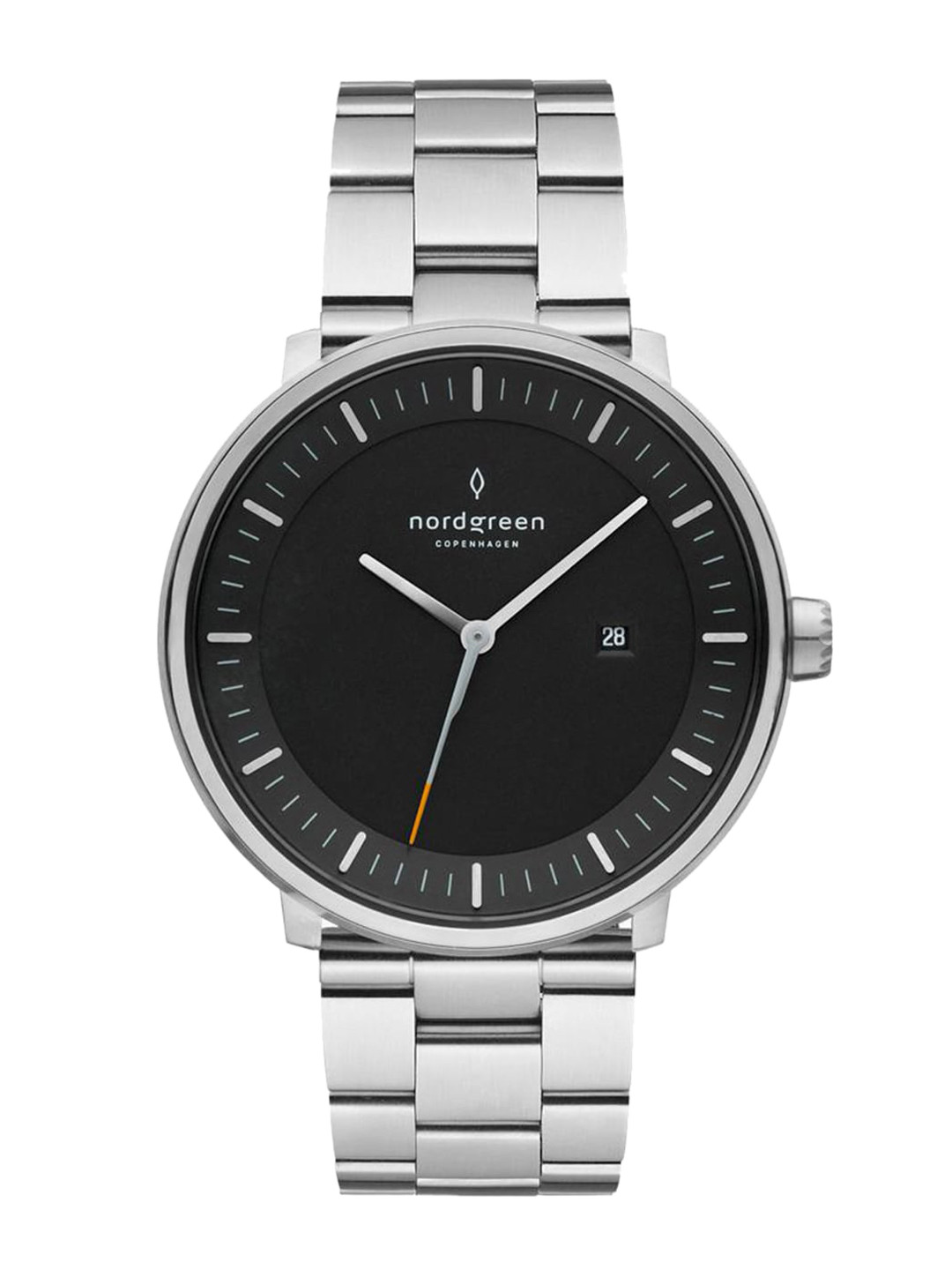 Nordgreen Unisex Black Dial & Silver Toned Stainless Steel Bracelet Style Straps Analogue Watch
Nordgreen Unisex Black Dial & Silver Toned Stainless Steel Bracelet Style Straps Analogue Watch