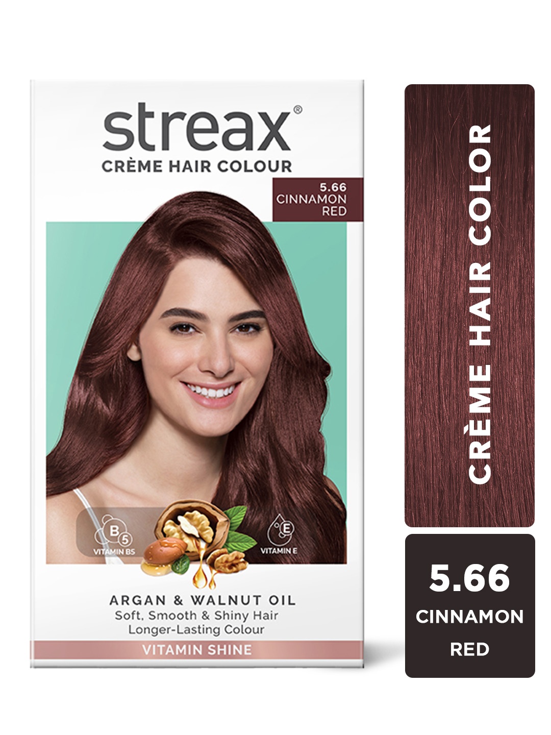 Streax 100% Grey Coverage & No Ammonia Cream Hair Colour 140ml - Cinnamon Red 5.66
Streax 100% Grey Coverage & No Ammonia Cream Hair Colour 140ml - Cinnamon Red 5.66