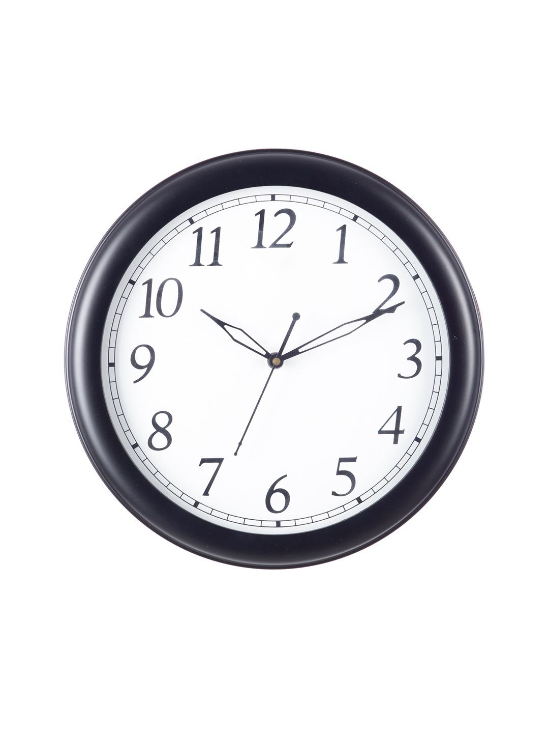 eCraftIndia White 27.9 cm Analogue Wall Clock
