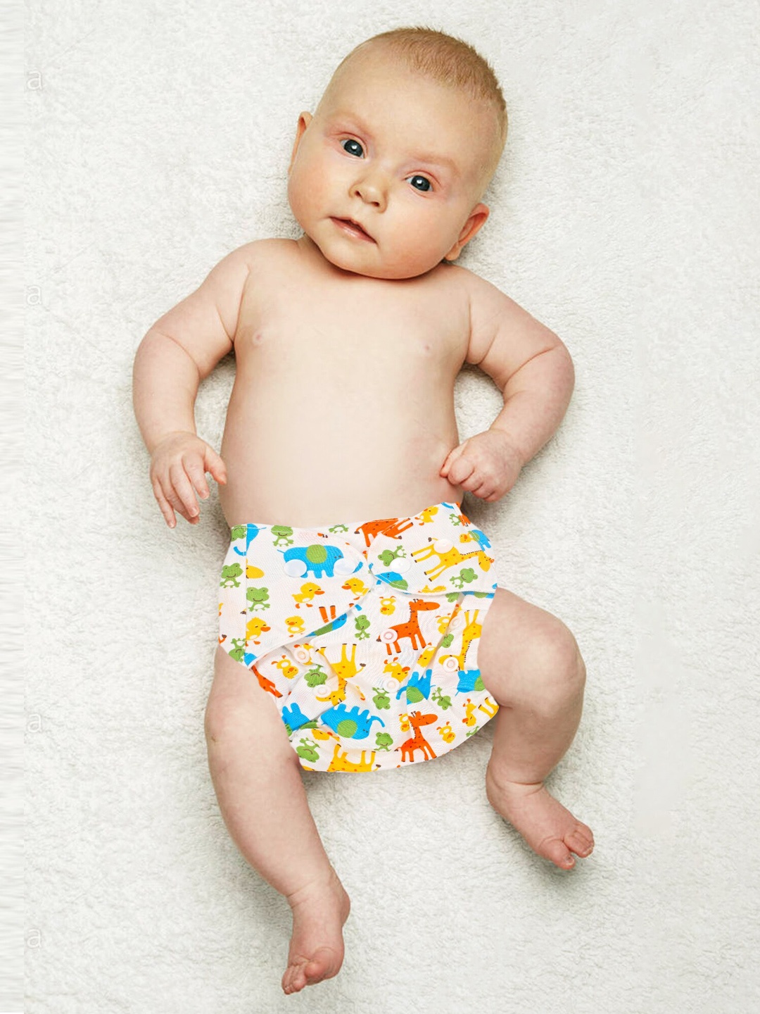 Baby Moo Multi Giraffe Reusable Diaper