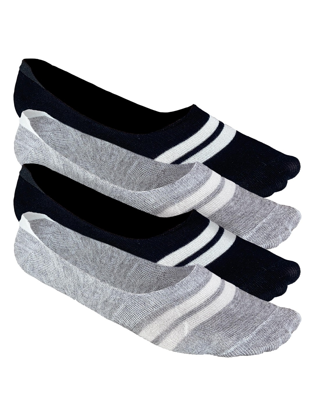 Heelium Men Striped Pack of 4 Odour Free Breathable Low Cut Bamboo No Show Socks, Grey
Heelium Men Striped Pack of 4 Odour Free Breathable Low Cut Bamboo No Show Socks, Grey