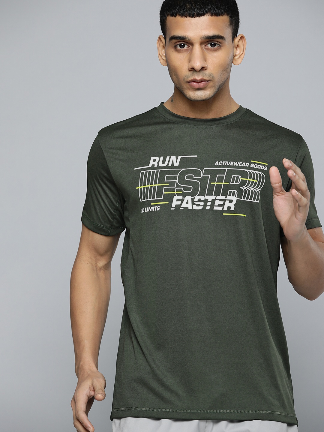 Slazenger Men Olive Green & White Sports Printed Ultra-Dry Regular Fit Running T-shirt
Slazenger Men Olive Green & White Sports Printed Ultra-Dry Regular Fit Running T-shirt