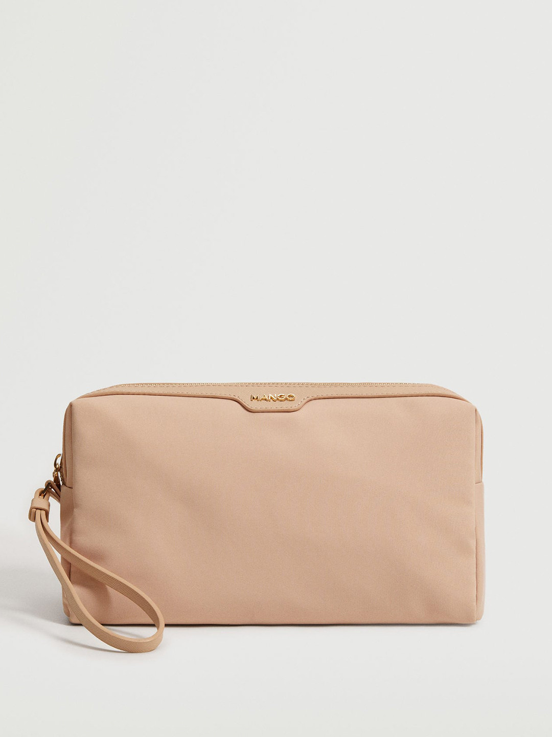 MANGO Women Biege Solid Travel Pouch, Beige 
MANGO Women Biege Solid Travel Pouch, Beige