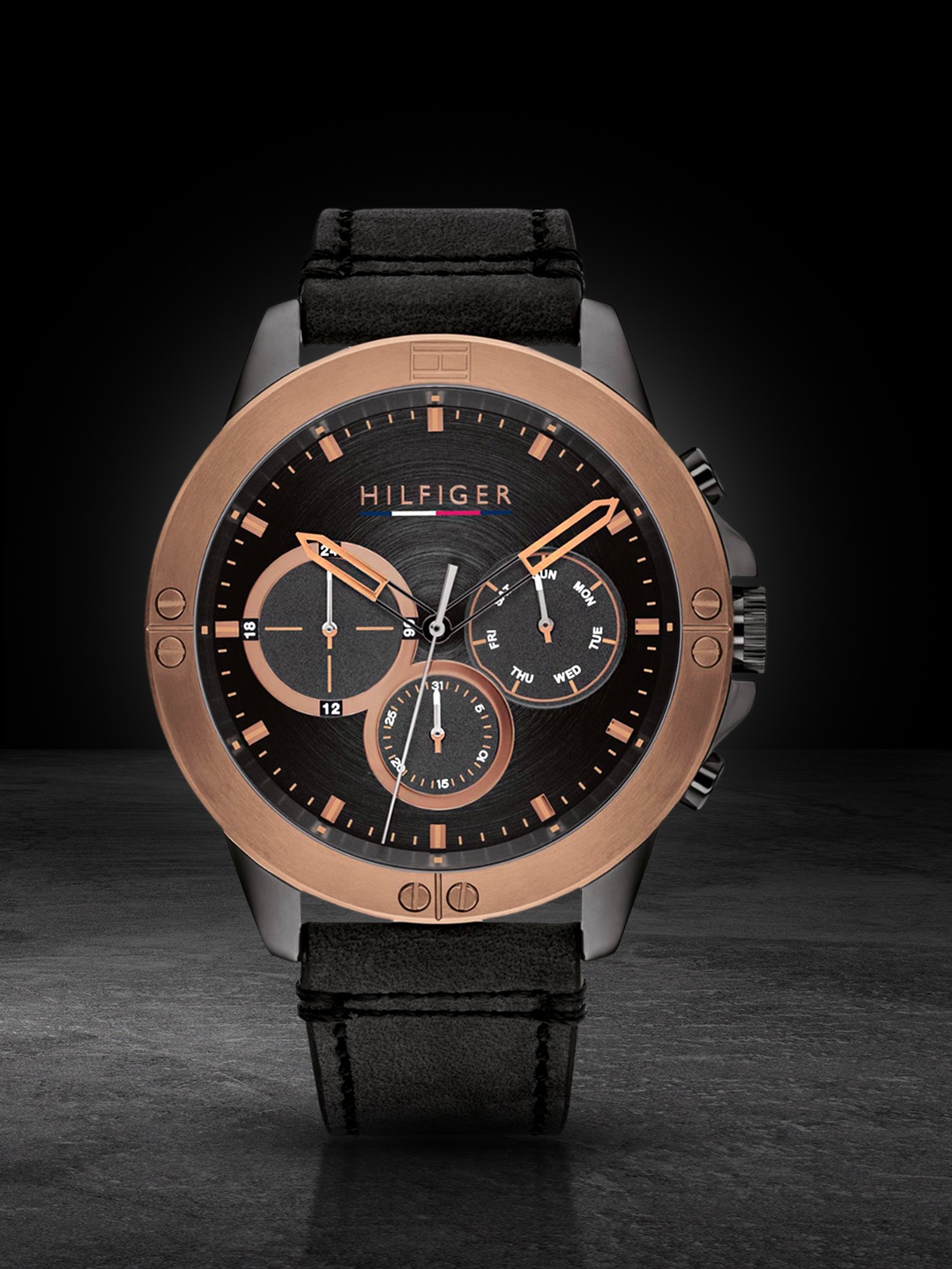 Tommy Hilfiger Men Black Stainless Steel Leather Strap Analogue Watch
Tommy Hilfiger Men Black Stainless Steel Leather Strap Analogue Watch
