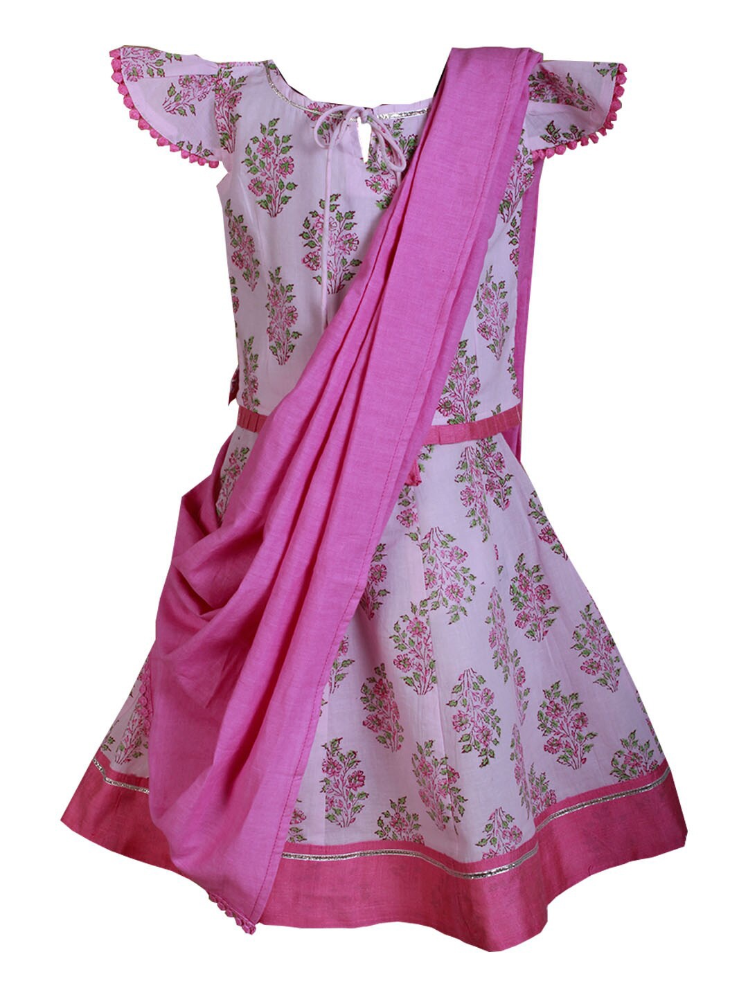 SHIVANGI clothing Girls Pink & Green Printed Ready to Wear Lehenga & Blouse With Dupatta
SHIVANGI clothing Girls Pink & Green Printed Ready to Wear Lehenga & Blouse With Dupatta