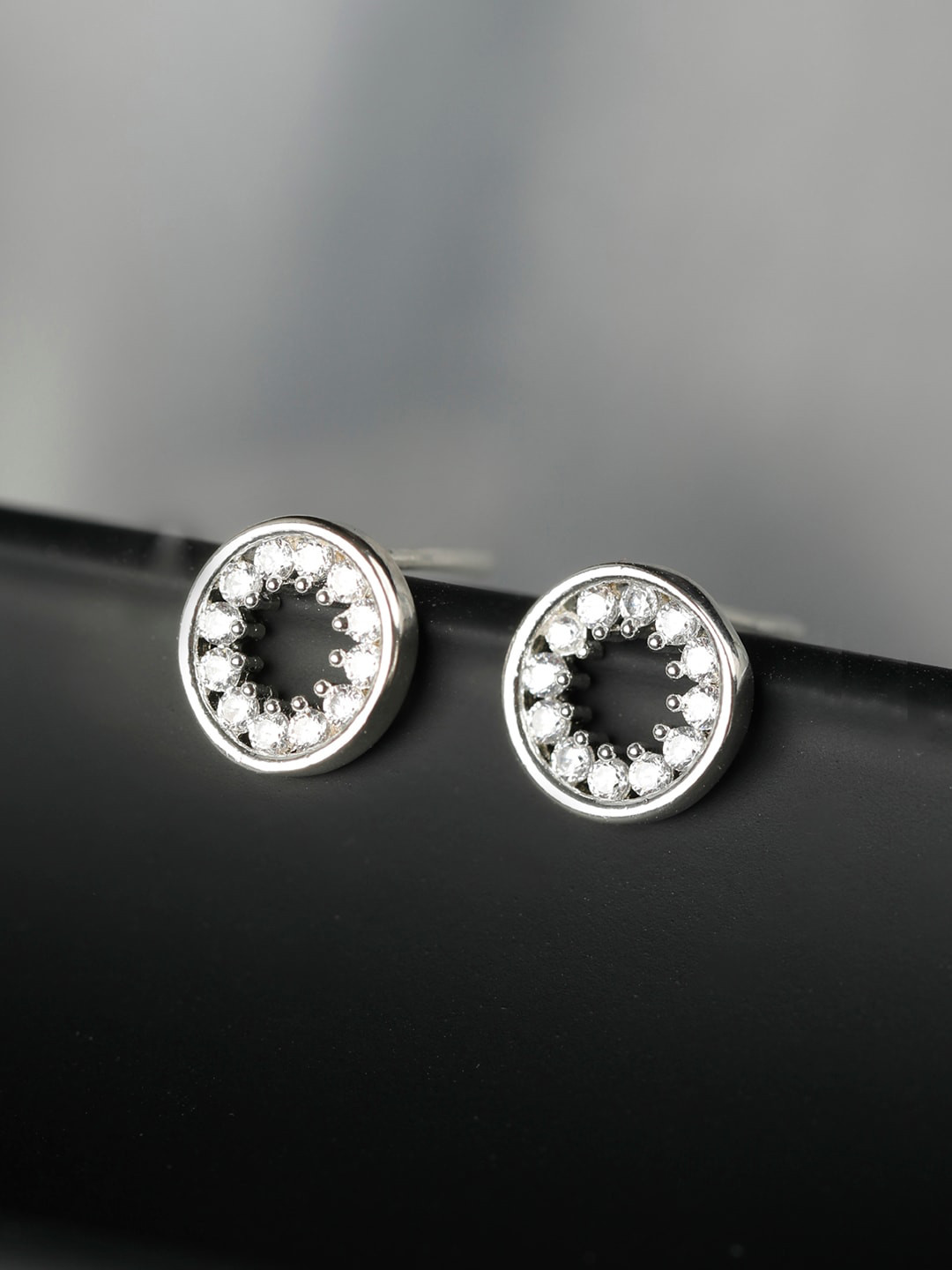 SHEER by Priyaasi Silver-Plated & White 925 Sterling Silver Floral Studs
SHEER by Priyaasi Silver-Plated & White 925 Sterling Silver Floral Studs