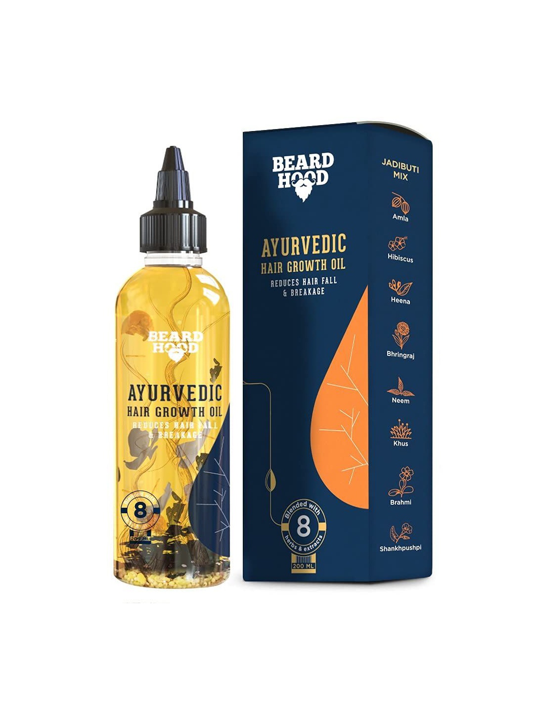 Beardhood Unisex Ayurvedic Hair Growth Oil For Hair Fall & Growth-200 ml, Transparent
Beardhood Unisex Ayurvedic Hair Growth Oil For Hair Fall & Growth-200 ml, Transparent