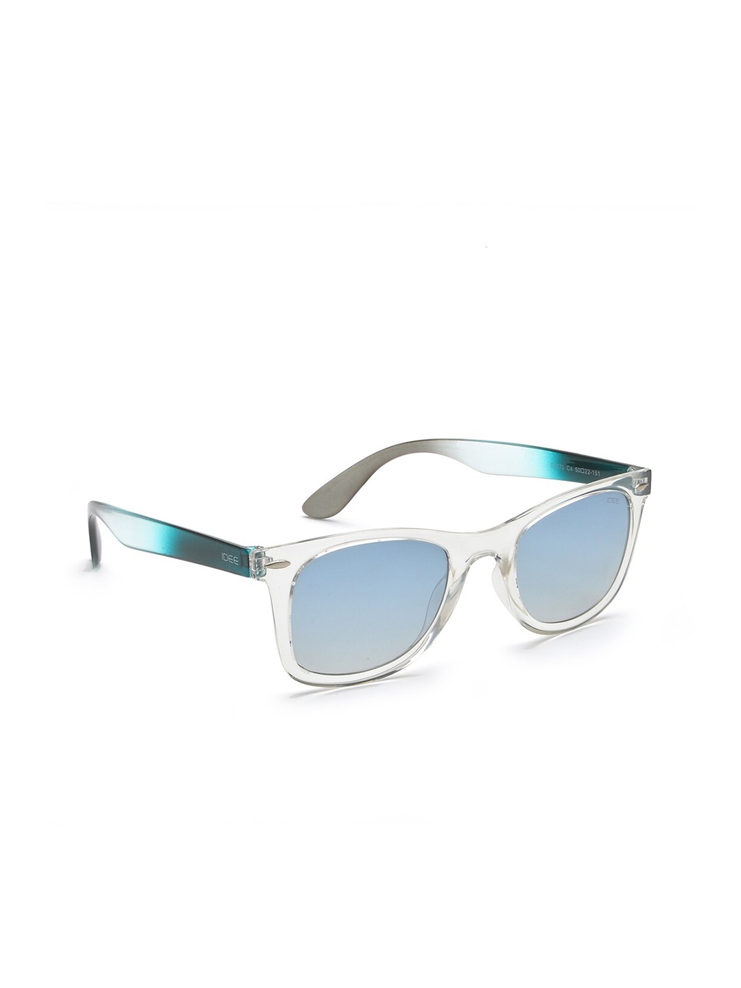 IDEE Men Blue Lens & Silver-Toned Square Sunglasses with Polarised Lens IDS2570C4SG
IDEE Men Blue Lens & Silver-Toned Square Sunglasses with Polarised Lens IDS2570C4SG
