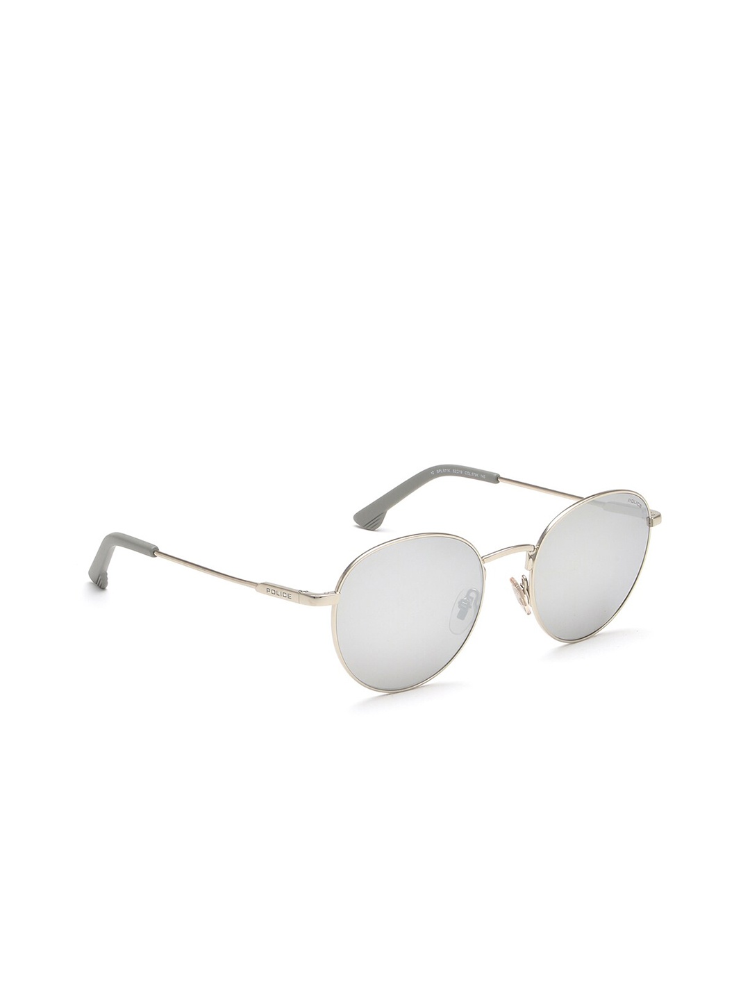 Police Men Grey Lens & Silver-Toned Round Sunglasses with Polarised Lens SPL971K52579KSG
Police Men Grey Lens & Silver-Toned Round Sunglasses with Polarised Lens SPL971K52579KSG