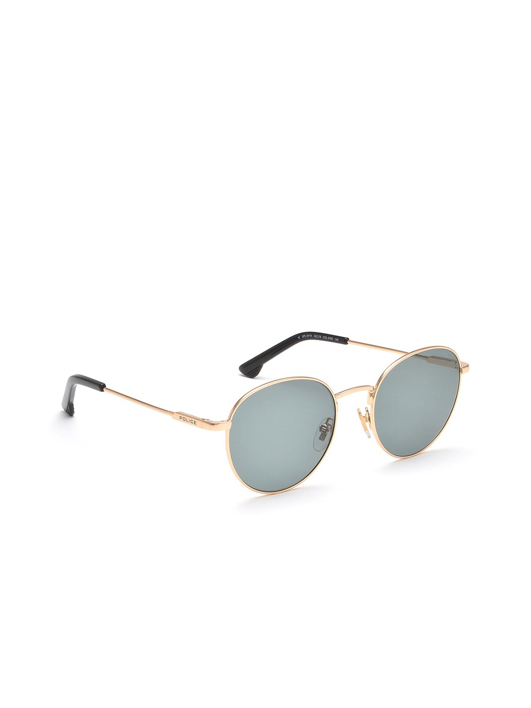 Police Men Green Lens & Gold-Toned Round Sunglasses With Polarised Lens SPL971K52300SG
Police Men Green Lens & Gold-Toned Round Sunglasses With Polarised Lens SPL971K52300SG