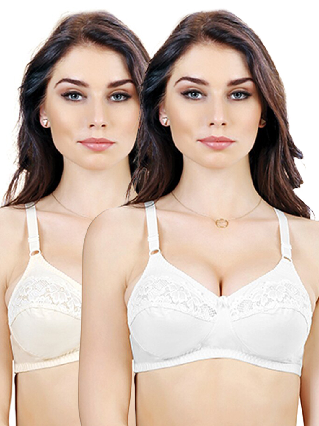GROVERSONS Paris Beauty Women's Cotton Full coverage Non-Padded Non-Wired Bra-PO2, White
GROVERSONS Paris Beauty Women's Cotton Full coverage Non-Padded Non-Wired Bra-PO2, White
