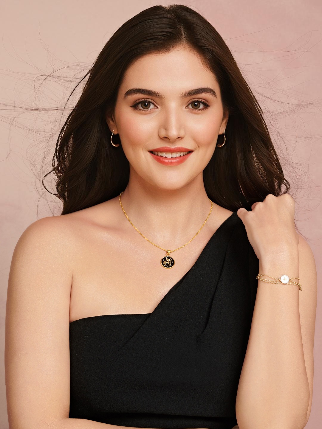 PRITA BY PRIYAASI Women Gold-Toned & White Brass American Diamond Gold-Plated Link Bracelet
PRITA BY PRIYAASI Women Gold-Toned & White Brass American Diamond Gold-Plated Link Bracelet