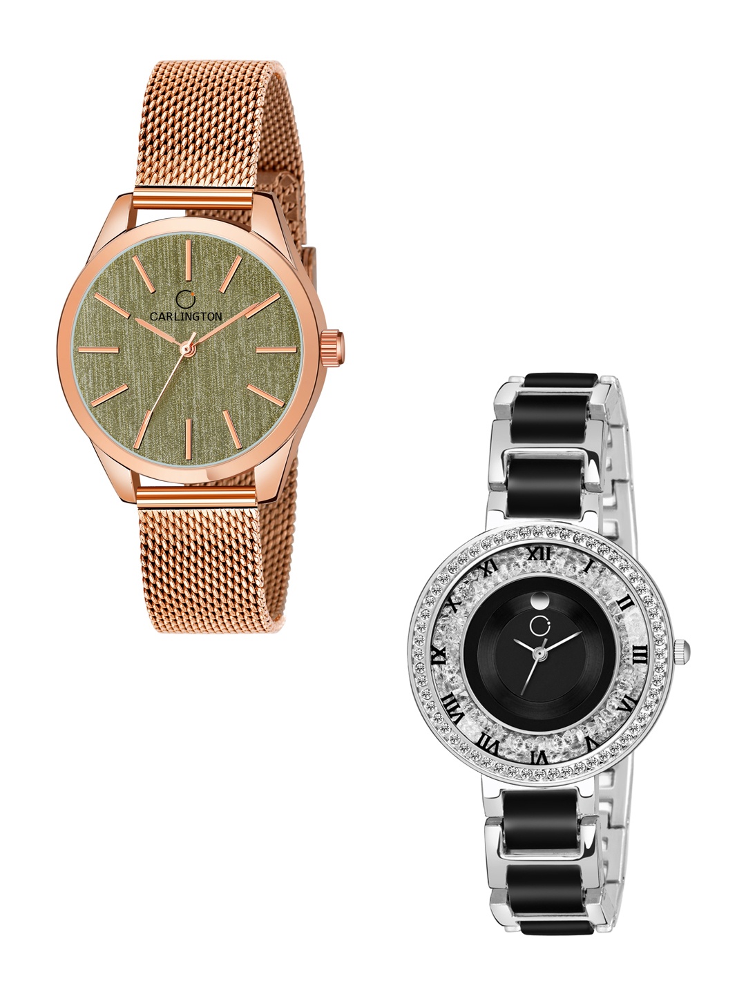 CARLINGTON Women Multicoloured Dial & Multicoloured Stainless Steel Bracelet Style Straps Analogue Watch, Multi
CARLINGTON Women Multicoloured Dial & Multicoloured Stainless Steel Bracelet Style Straps Analogue Watch, Multi