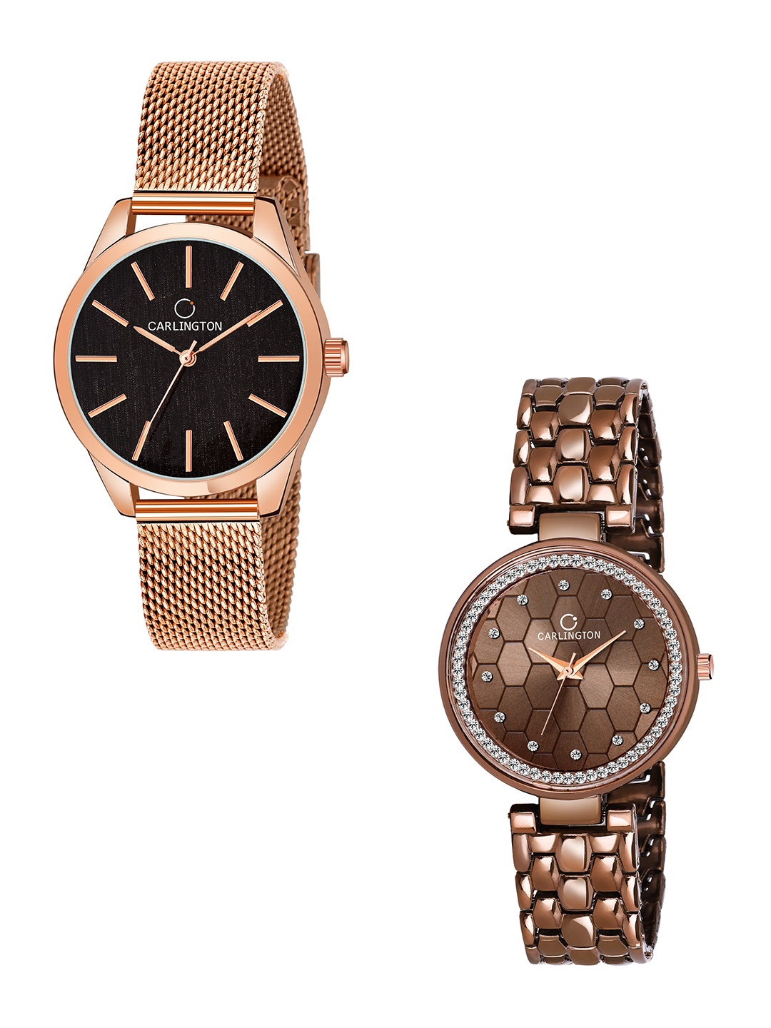 CARLINGTON Women Multicoloured Embellished Dial & Multicoloured Stainless Steel Bracelet Style Straps Watch, Multi
CARLINGTON Women Multicoloured Embellished Dial & Multicoloured Stainless Steel Bracelet Style Straps Watch, Multi