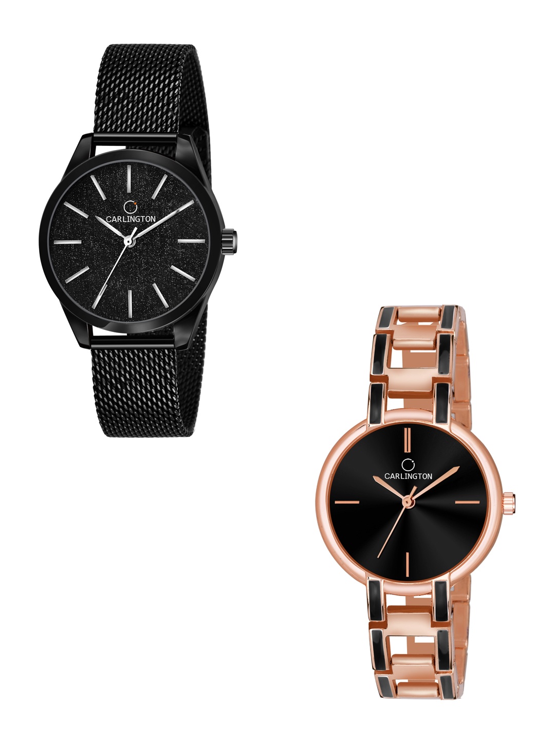 CARLINGTON His & Her Multicoloured Dial & Stainless Steel Bracelet Style Analogue Watch, Multi
CARLINGTON His & Her Multicoloured Dial & Stainless Steel Bracelet Style Analogue Watch, Multi