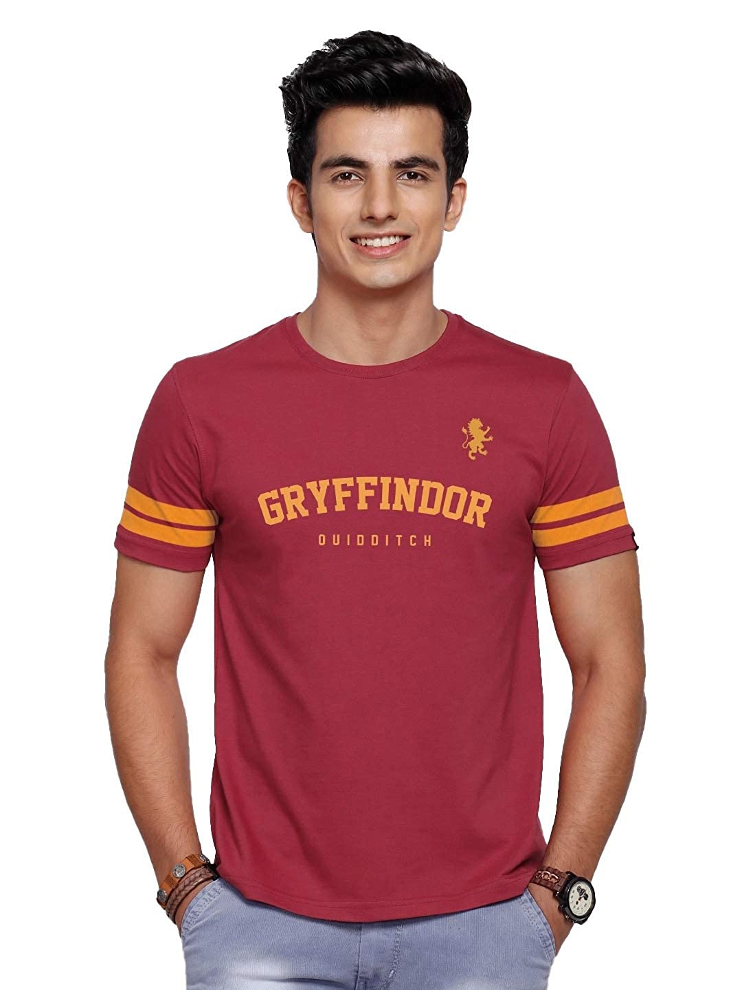 The Souled Store Men Red Harry Potter Printed T-shirt