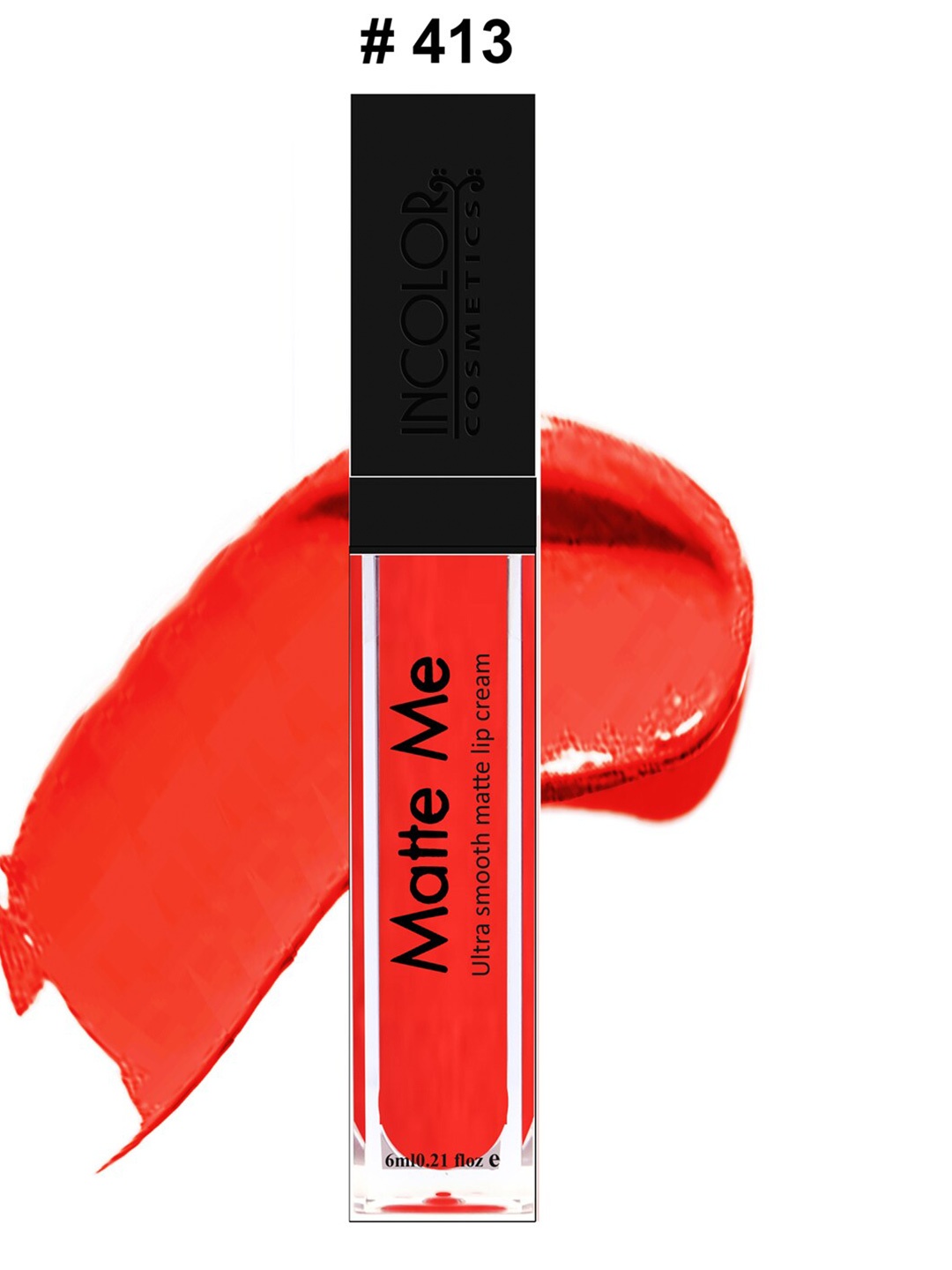 INCOLOR Red Matte Me Ultra Smooth Matte Lip Gloss - 413