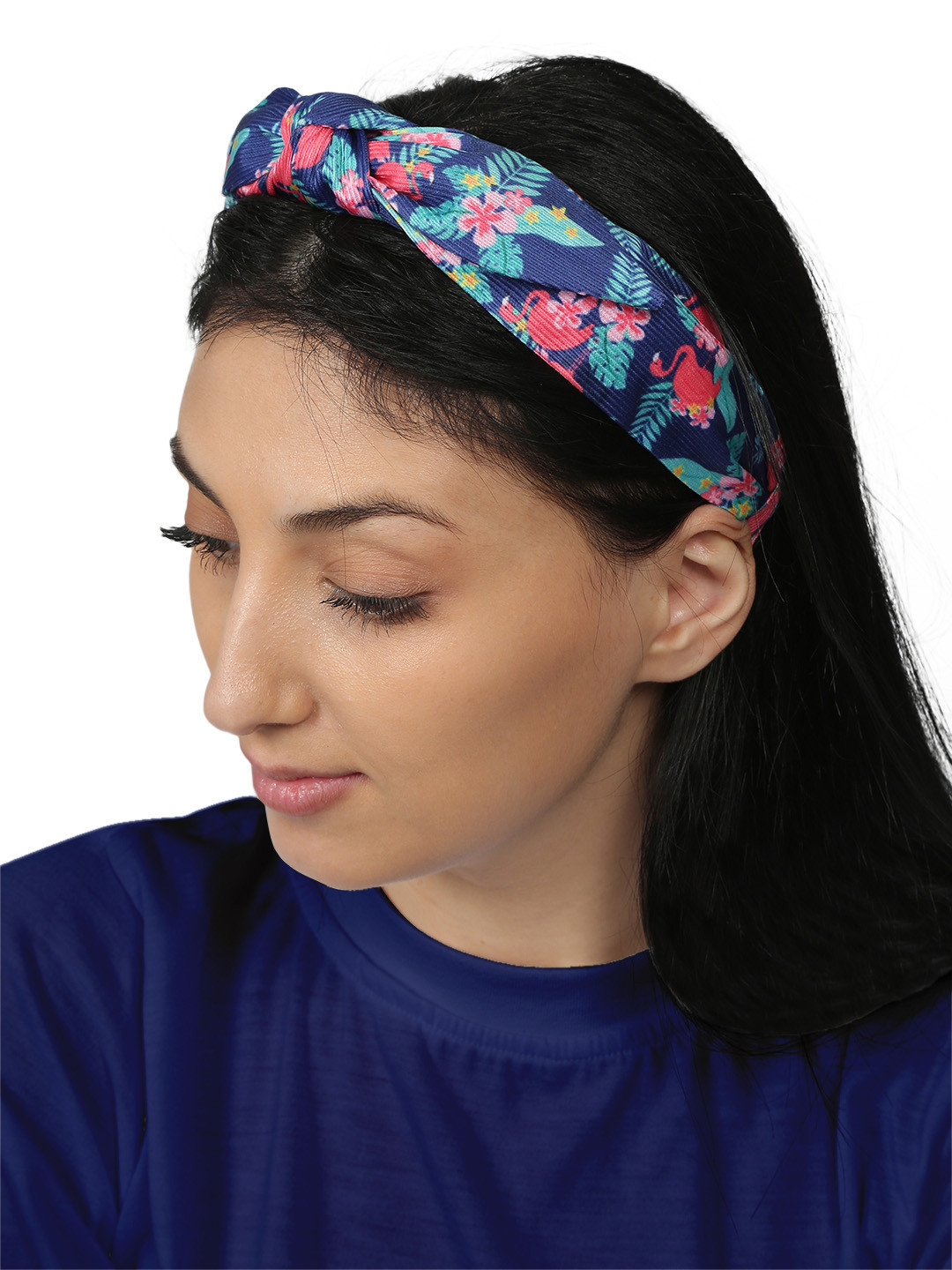 KazarMax Girls Navy Blue & Pink Printed Vintage Bow Fabric Headband
KazarMax Girls Navy Blue & Pink Printed Vintage Bow Fabric Headband