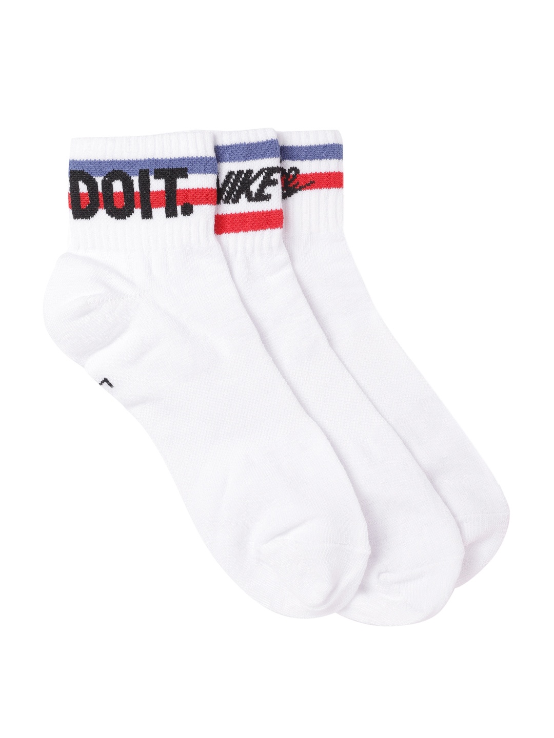 Nike Unisex Pack of 3 White Striped Detail NSW Everyday Essential Above Ankle Length Socks
Nike Unisex Pack of 3 White Striped Detail NSW Everyday Essential Above Ankle Length Socks
