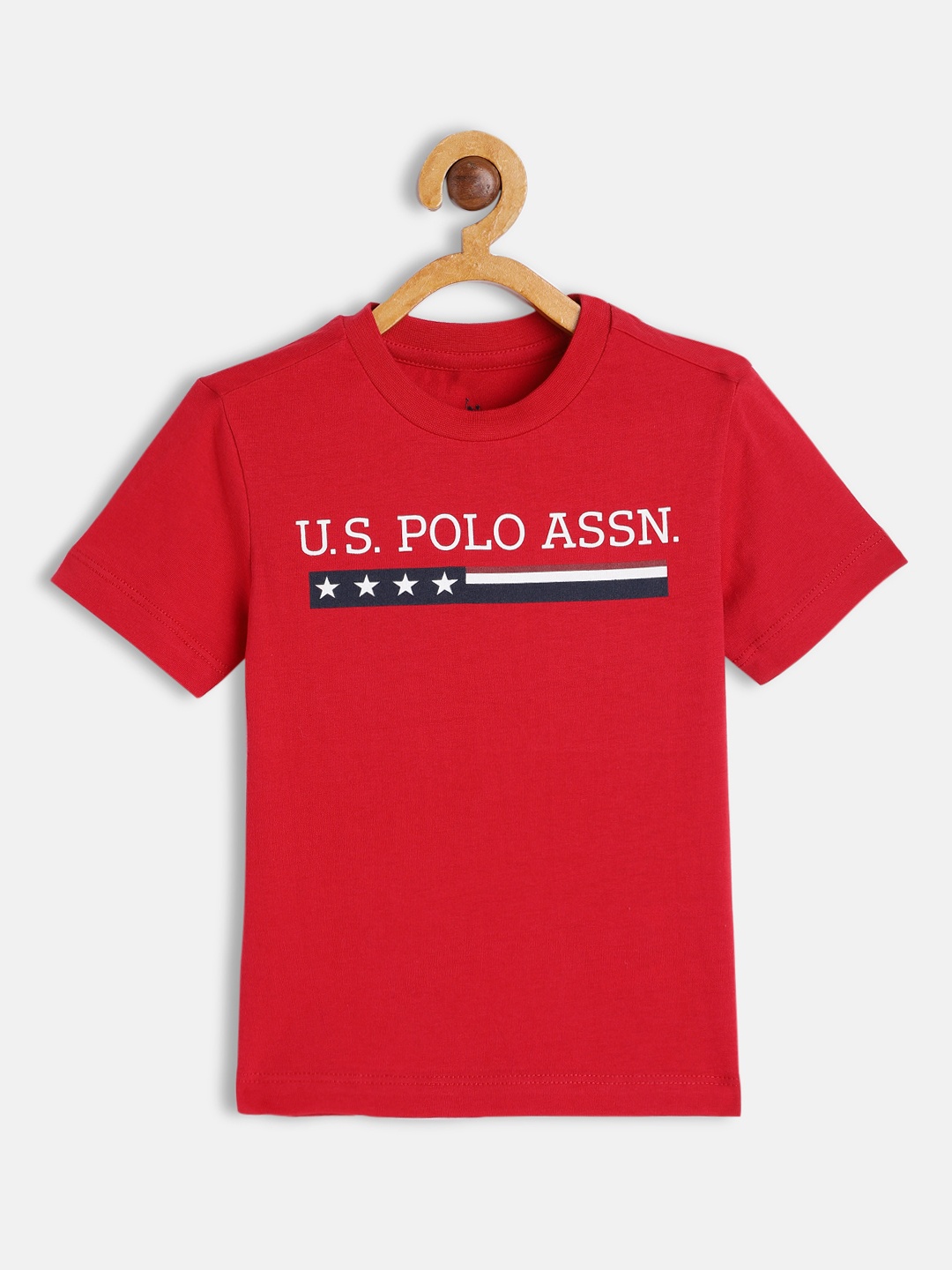 U.S. Polo Assn. Kids Boys Red Brand Logo Print Round Neck Knitted Pure Cotton T-shirt
U.S. Polo Assn. Kids Boys Red Brand Logo Print Round Neck Knitted Pure Cotton T-shirt