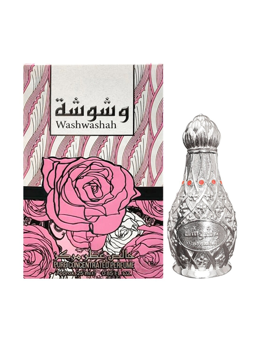 Lattafa Women Washwashah Imported Long Lasting Premium Eau De Parfum Attar 25ml, Grey
Lattafa Women Washwashah Imported Long Lasting Premium Eau De Parfum Attar 25ml, Grey