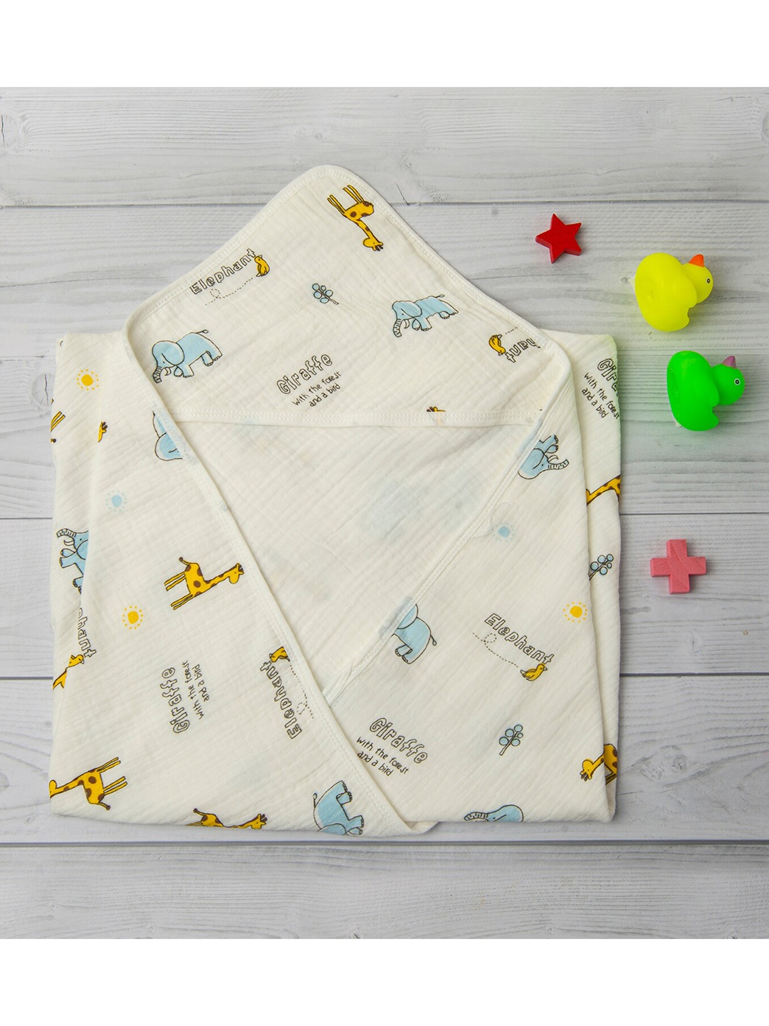 Baby Moo White & Blue Cartoon Characters Elephants AC Room 210 GSM Single Bed Blanket
Baby Moo White & Blue Cartoon Characters Elephants AC Room 210 GSM Single Bed Blanket