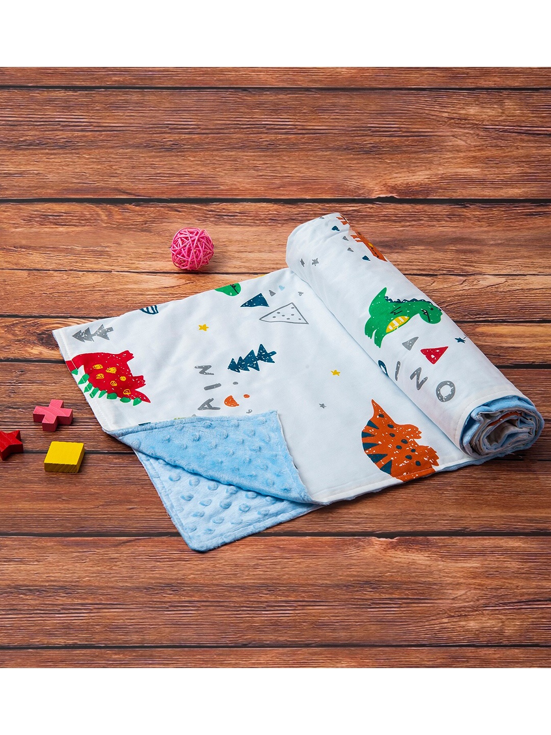 Baby Moo Blue & Orange Mountain Dinosaur Reversible AC Room 210 GSM Single Bed Blanket
Baby Moo Blue & Orange Mountain Dinosaur Reversible AC Room 210 GSM Single Bed Blanket
