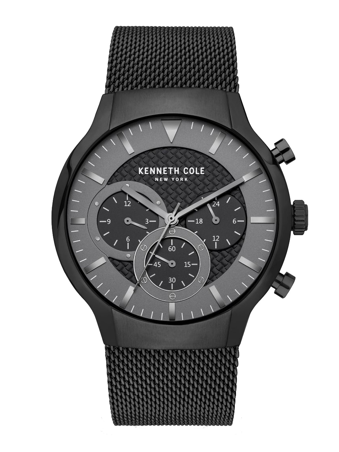 Kenneth Cole Men Black Dial & Black Stainless Steel Straps Analogue Watch KCWGK2123303MN
Kenneth Cole Men Black Dial & Black Stainless Steel Straps Analogue Watch KCWGK2123303MN