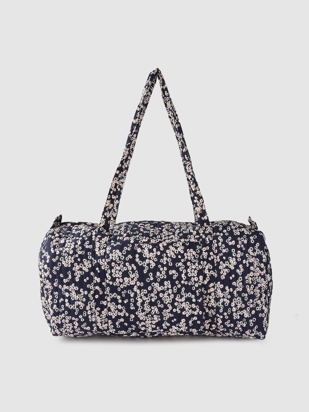 Accessorize Women Navy Blue & White Floral Print Quilted Weekender Duffel Bag 28.8 L
Accessorize Women Navy Blue & White Floral Print Quilted Weekender Duffel Bag 28.8 L
