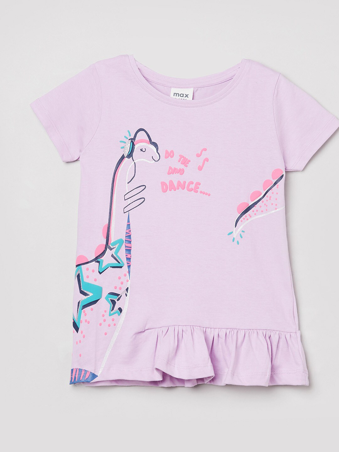 max Purple Print Top 
max Purple Print Top