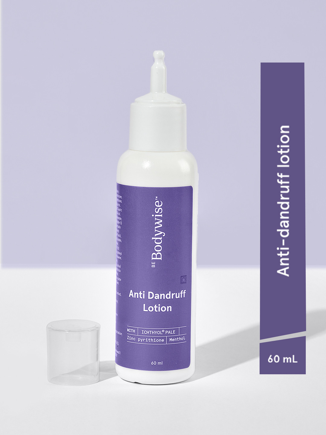 Be Bodywise Intense Action Anti Dandruff Treatment Lotion 60ml, Purple
Be Bodywise Intense Action Anti Dandruff Treatment Lotion 60ml, Purple