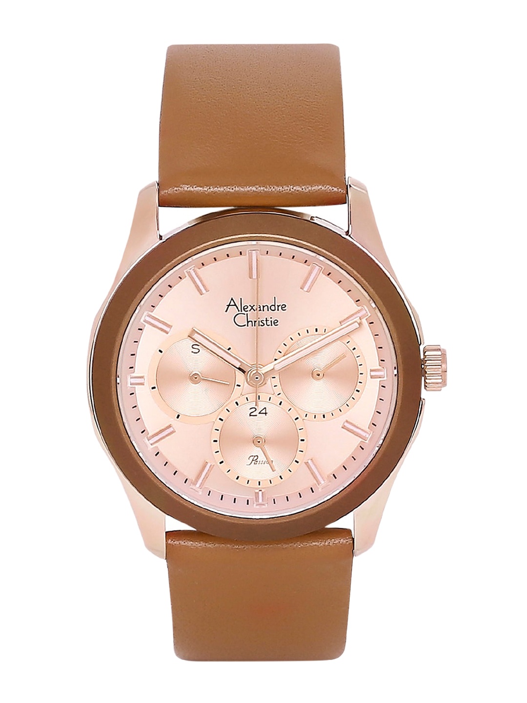 Alexandre Christie Women Dial & Leather Straps Analogue Multi Function Watch 2968BFLRGLN, Rose gold
Alexandre Christie Women Dial & Leather Straps Analogue Multi Function Watch 2968BFLRGLN, Rose gold