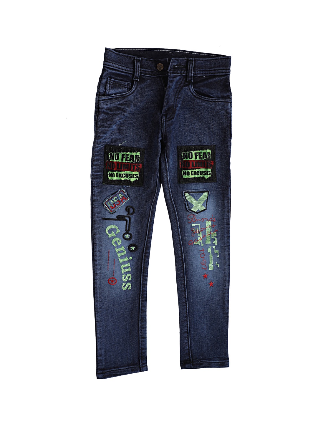 Pro-Ethic STYLE DEVELOPER Boys Navy Blue Jean Mildly Distressed Heavy Fade Applique Stretchable Jeans
Pro-Ethic STYLE DEVELOPER Boys Navy Blue Jean Mildly Distressed Heavy Fade Applique Stretchable Jeans
