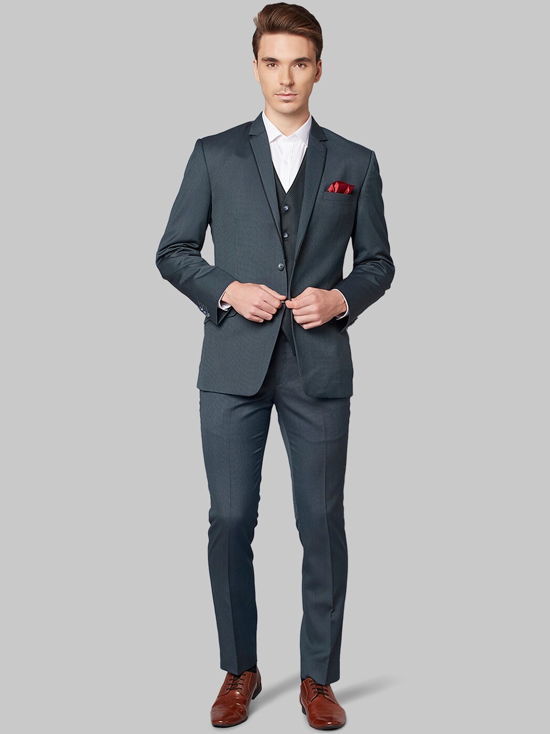 Park Avenue Men Navy Blue Sold Super Slim Fit Single Breasted Formal 3 Piece Suit Set
Park Avenue Men Navy Blue Sold Super Slim Fit Single Breasted Formal 3 Piece Suit Set