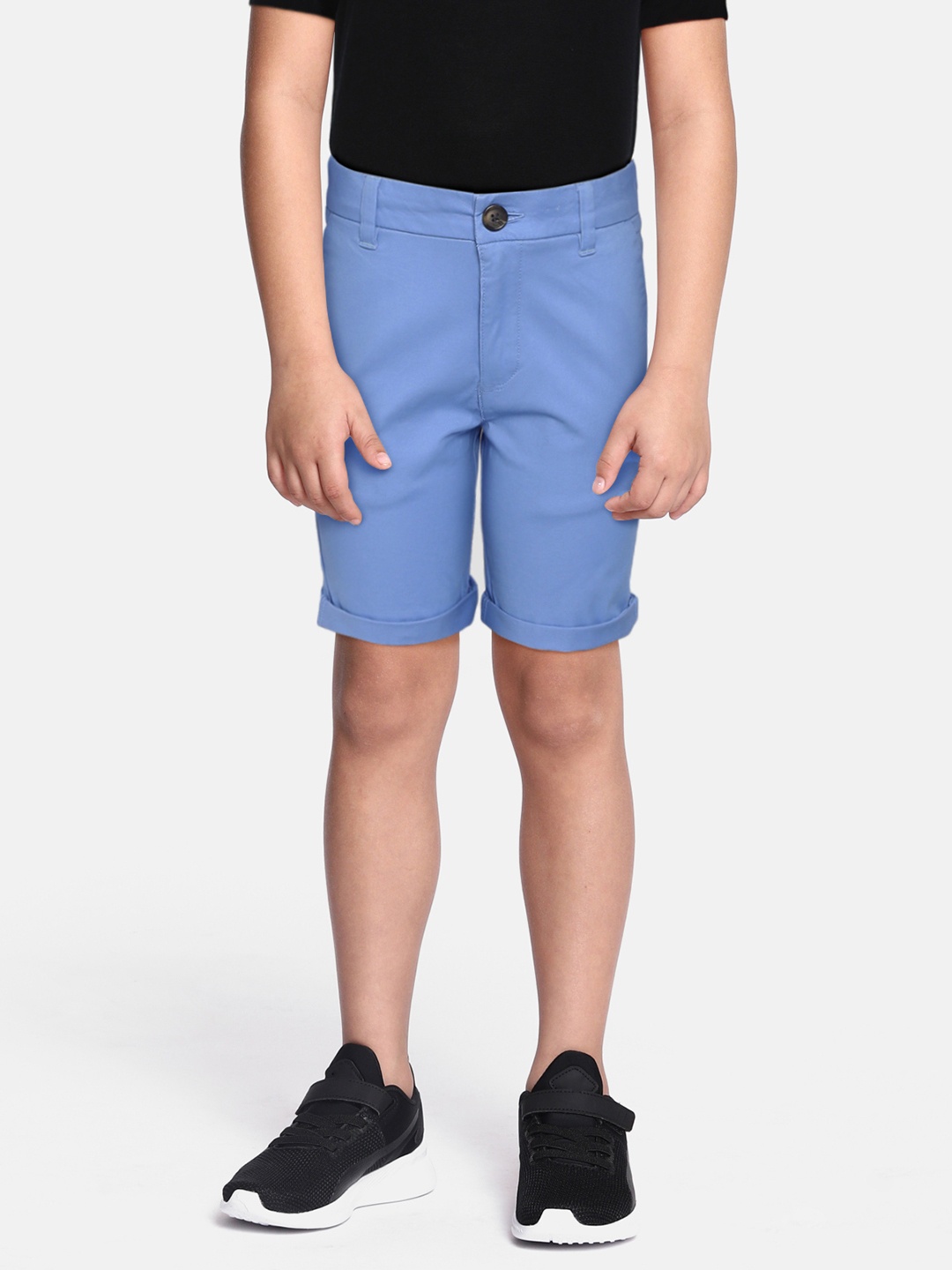 Marks & Spencer Boys Blue Solid Chino Shorts