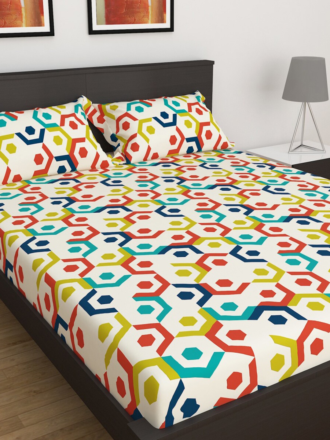 Home Centre 3 Pcs Corsica Elegant Multicolour Printed Microfibre Double Bedsheet Set, Multi
Home Centre 3 Pcs Corsica Elegant Multicolour Printed Microfibre Double Bedsheet Set, Multi