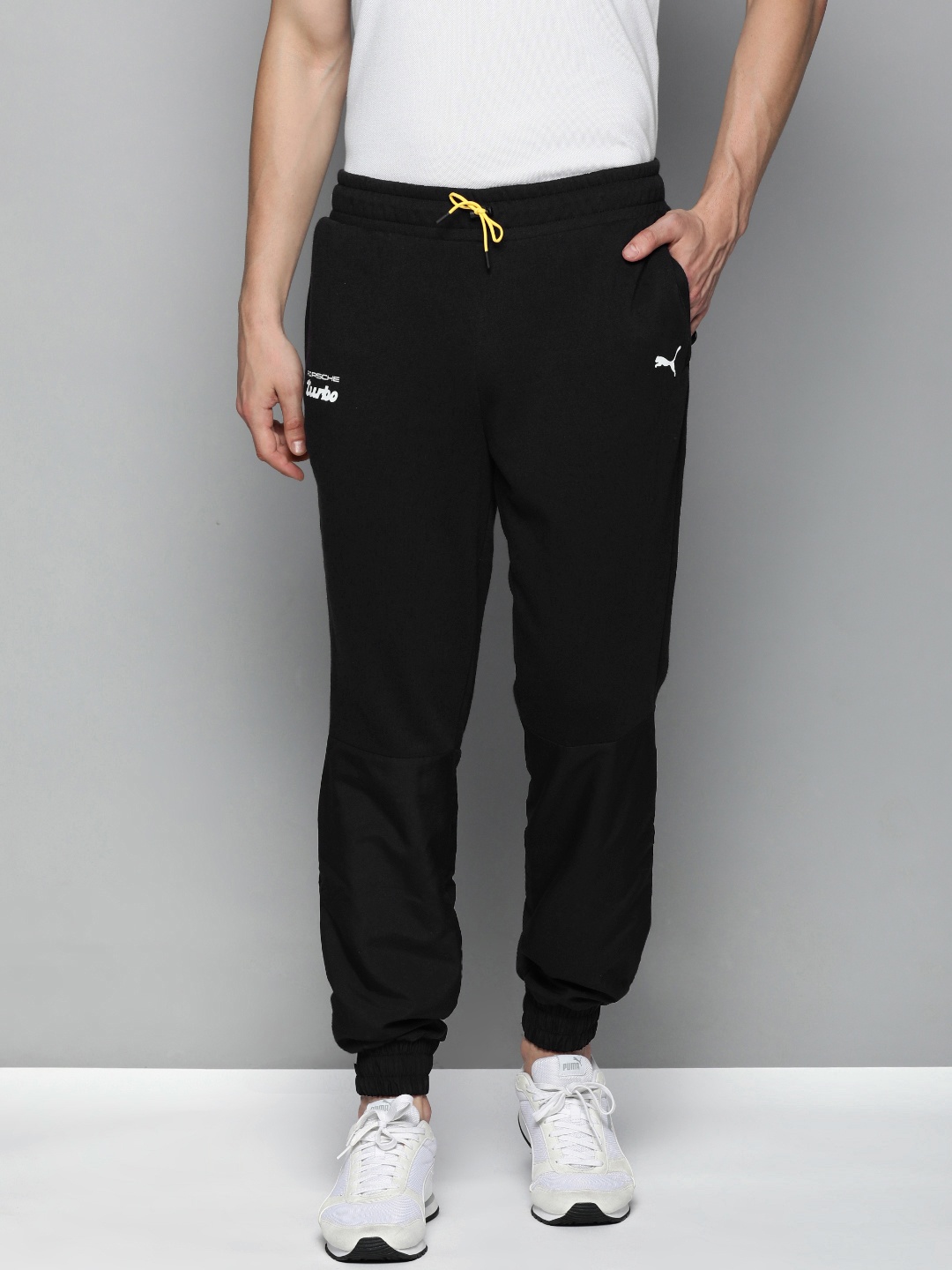PUMA Motorsport Men Black Solid Porsche Legacy Sustainable Joggers