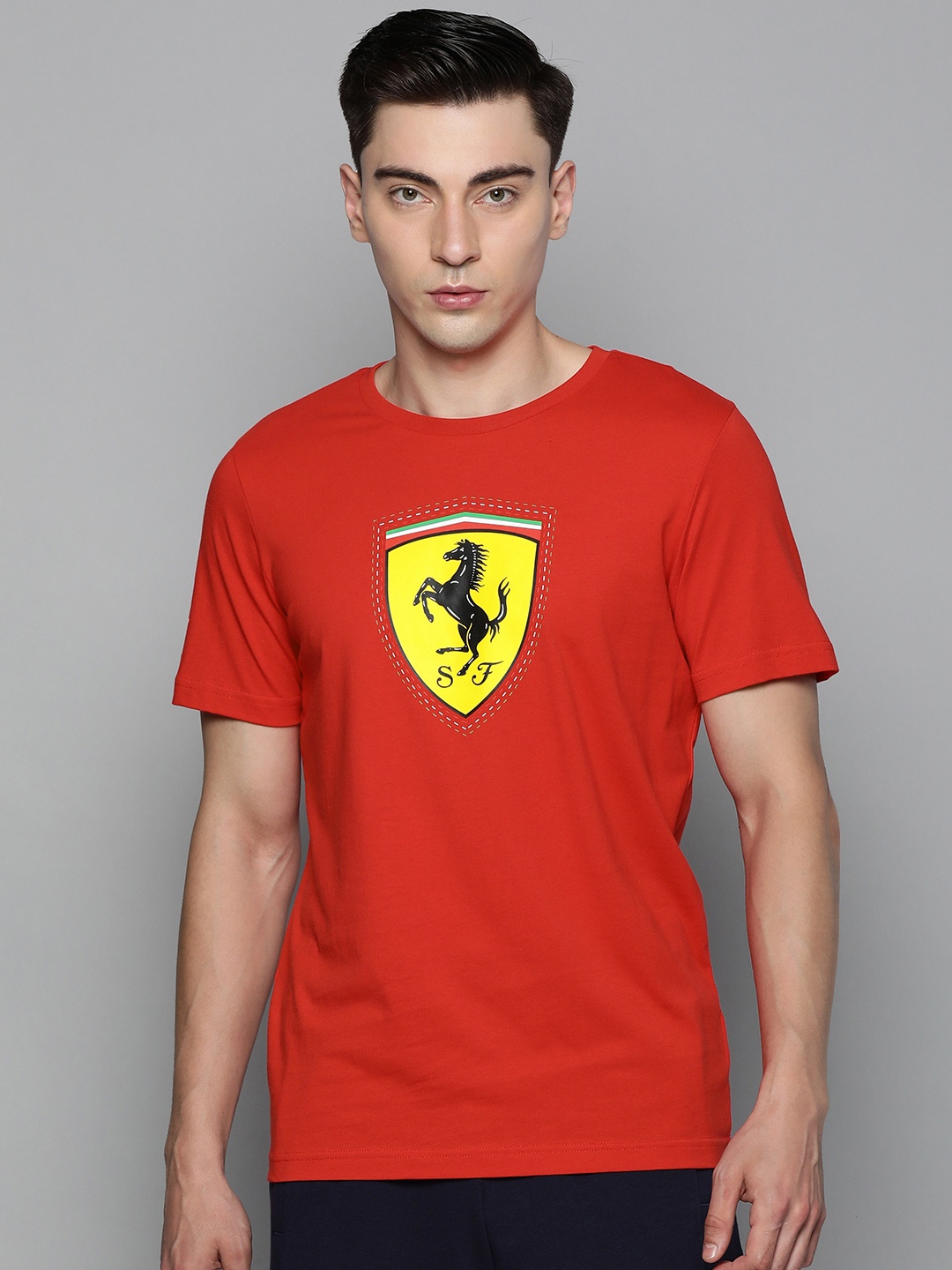 PUMA Motorsport Men Red & Yellow Scuderia Ferrari Race Colour Shield Printed MSP T-shirt
PUMA Motorsport Men Red & Yellow Scuderia Ferrari Race Colour Shield Printed MSP T-shirt