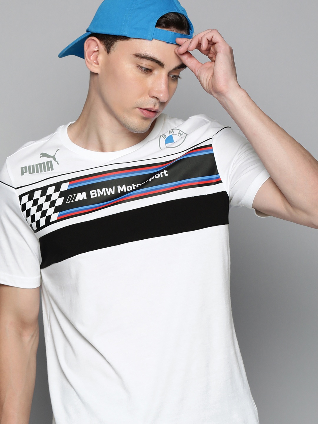 PUMA Motorsport Men White & Black BMW Speed Driver Series Printed Motorsport T-shirt
PUMA Motorsport Men White & Black BMW Speed Driver Series Printed Motorsport T-shirt